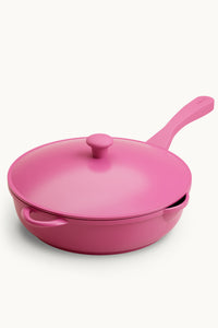 Lynnee 11" Fry Pan for cooking food in the kitchen, Hot Pink, Girly and Cute