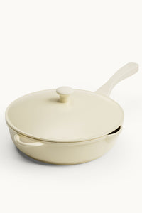 For Love & Lemons x Lynnee Collab, 11" Frying Pan for cooking, Cream Eggshell color