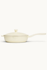 For Love & Lemons x Lynnee Collab, 11" Frying Pan for cooking, Cream Eggshell color
